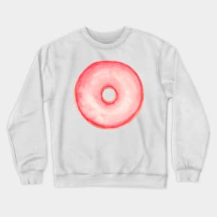 Watercolor Donut Crewneck Sweatshirt